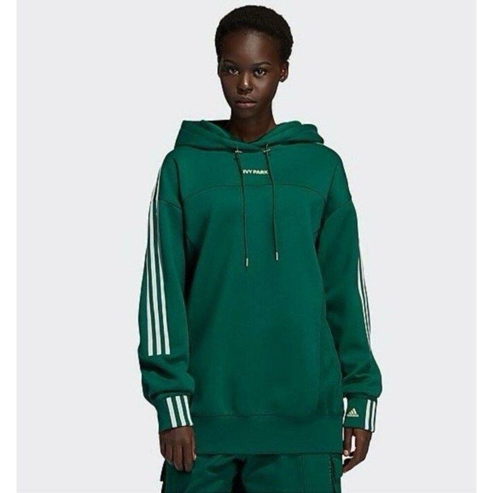 NWT Adidas Ivy Park 4All Unisex Hoodie Green Pullover Sweatshirt 2XL Blokecore